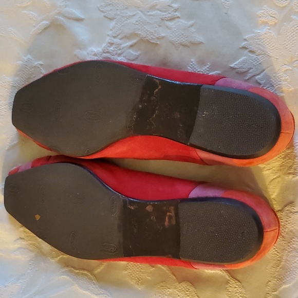 Fendi Pink/Lavender Suede Flats Size 9.5 - Picture 4 of 4
